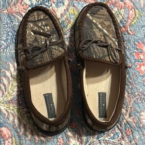 Saddlebred Brown Camouflage Moccasins